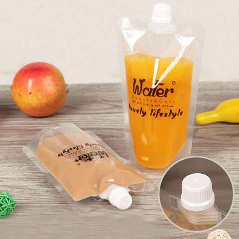 Customized Stand Up Juice, Fruit Drink, Baby Food with Cap Stand Up Spout Pouch